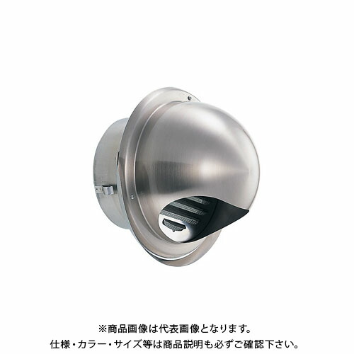 宇佐美製作 丸型ボンネット水切付ガラリ（螺旋釘脱着式） φ150 ヘアーライン (12ヶ入) GEN150B-HL ガラリ・ ベントキャップ-花・ガーデン・DIY