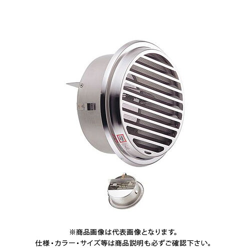 宇佐美実業 丸型ガラリ（内方位） 溶接精神的な統合式 防火ダンパー付 φ100 電解みがき上げるかた付ける (36ヶ入) SSN100SHD-DK