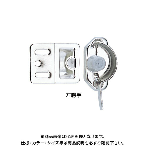 宇佐美製造 クレセント SUS304 軽銀建具用 左 しろがね色 (20×15入) 木材・建築資材・設備-その他