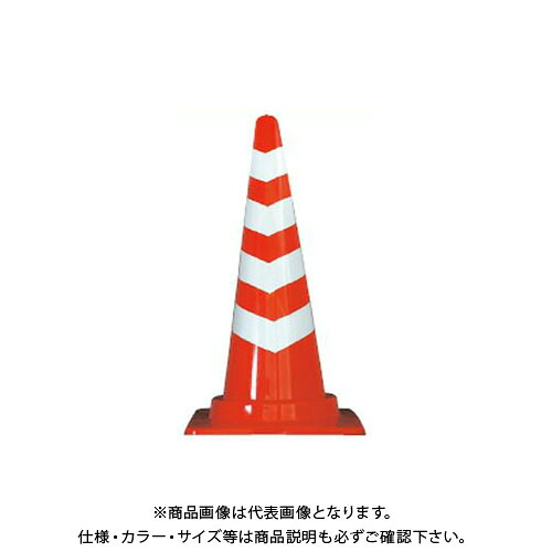 【送料別途】【直送品】安全興業 スコッチコーン 赤白 4段貼り (25入) SCR-4