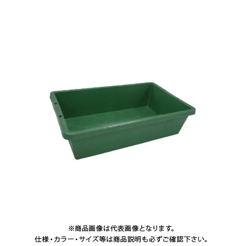 【送料別途】【直送品】安全興業 プラ箱 60 緑 715(820)&times;410(511)&times;207mm (5入)｜工具屋「まいど！」
