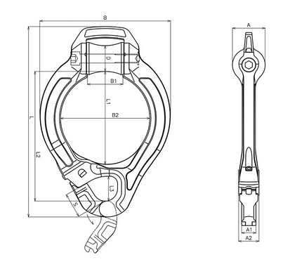 無料配達 浅野金属工業 パースリングoii型 180 Ak198 Fucoa Cl