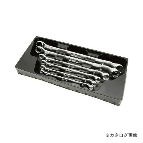 ASH レボウェーブ両口めがねレンチ6丁組セット8X10-22X24 OLS060