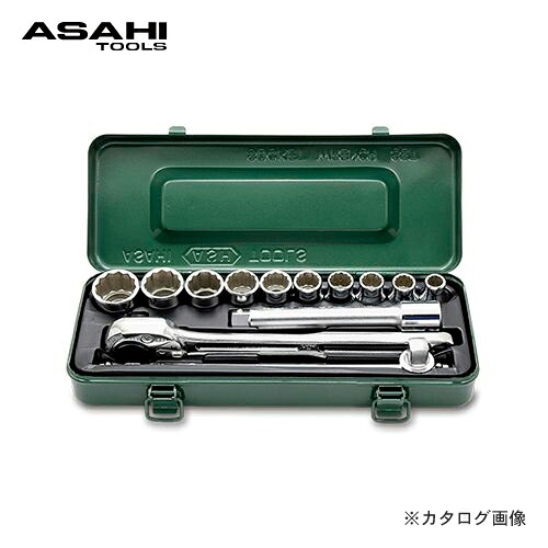 旭金属元素製作 アサヒ ASAHI ソケット鍵仕掛ける12.7□×20PCS VO4150 DIY・工具-レンチ・スパナ