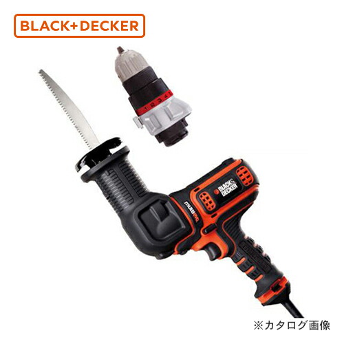 ブラックアンドデッカー BLACK＆DECKER EVO コード式マルチのこぎり+ドリルド ライバーヘッド付き EARD800 589079