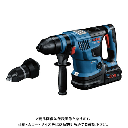 ボッシュ BOSCH コードレスハンマードリル BITURBO 乾電池・申し受ける器付 GBH18V-34CF