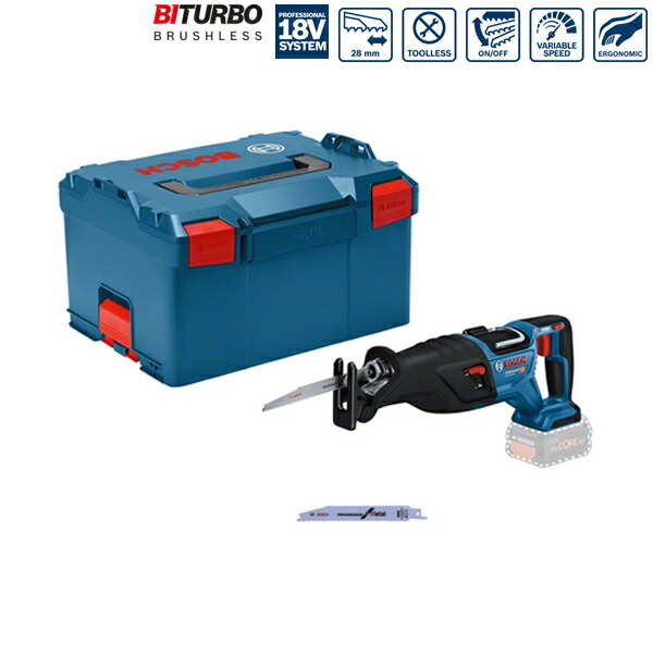 バッテリーセーバーソー コードレス 本体のみ L-BOXX238N インレイ付 ボッシュ BOSCH GSA18V-28H 花・ガーデン・DIY-DIY・工具