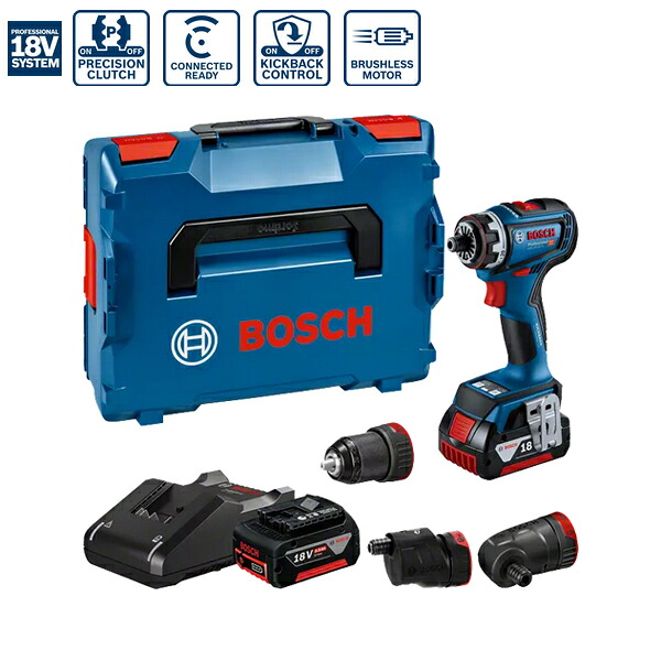 BOSCH ボッシュ コードレスドライバードリル バッテリー+充電器セット GSR18V-90FC