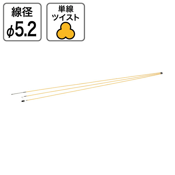 【送料別途】【直送品】マルチジョイント呼線 イージージョイント 3本入 φ5.2mm&times;1.8m デンサン DENSAN JE1-5254｜工具屋「まいど！」
