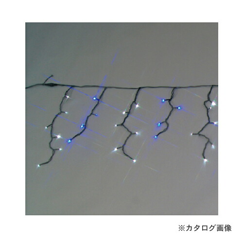 ジェフコム JEFCOM LED アイスクルカーテン 2色タイプ(白・青) SJ-EA20-0506WB