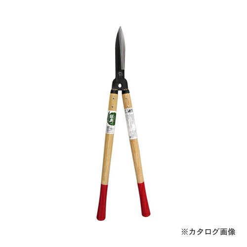 五十嵐刃物 150mm 鋼付普通刈込鋏 赤塗ムク柄 B-3