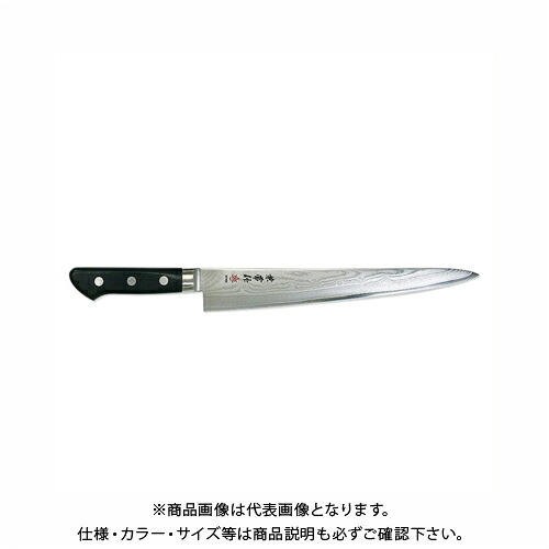 関兼常 青鋼 本割込 口金付黒合板柄 三徳 KC-123