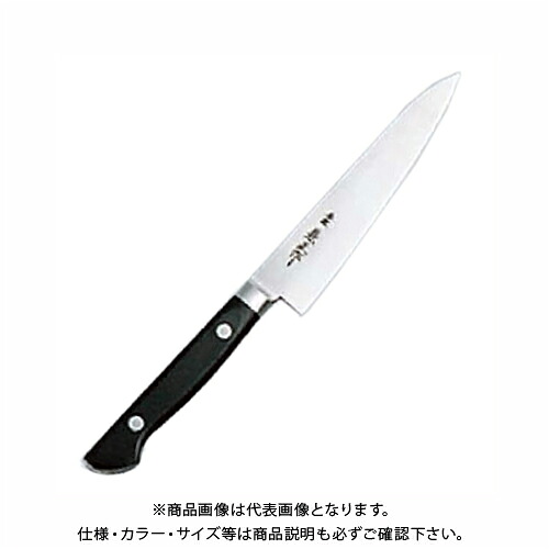 関兼常 本匠兼正 Eシリーズ 全鋼 口金付 黒合板柄 ペティ E09