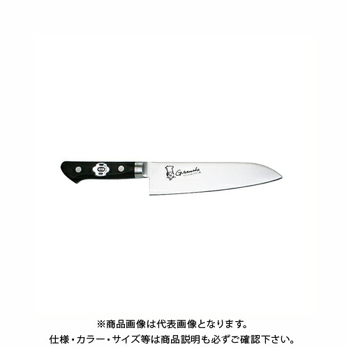 【受注生産】関兼常 Gransheグランシェ SXシリーズ モリブデン鋼 口金付 黒合板 三徳 KC-735|工具屋「まいど!」