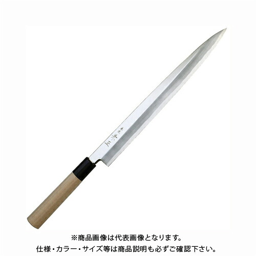 【受注生産】関兼常 本匠 兼正 Gシリーズ 霞研 水牛口付 朴柄 和包丁 柳刃 G-05