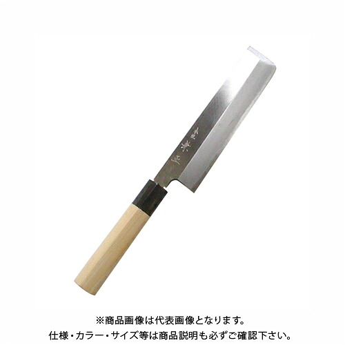 【受注生産】関兼常 本匠 兼正 Gシリーズ 霞研 水牛口付 朴柄 和包丁 薄刃 G-17｜工具屋「まいど！」