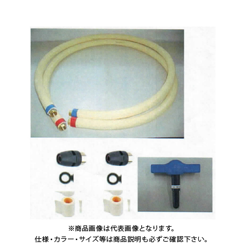 楽天市場】TA-ECパイプワンタッチ式配管キット5m 13A×5m 部材セット 1