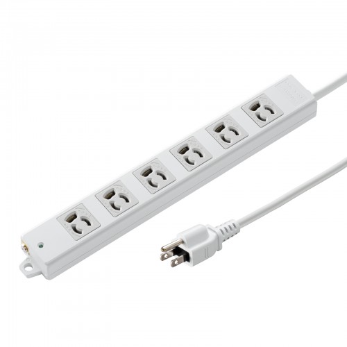 工事物件タップ 6個口 3m サンワサプライ SANWA TAP-KS6-3