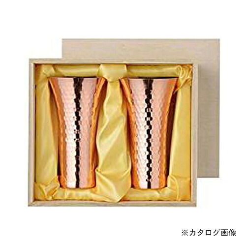 アサヒ 食楽工房 純銅ビアカップ380ml 2PCセット CNE970｜工具屋「まいど！」