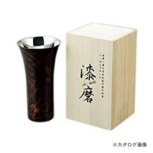 アサヒ 食楽工房 漆磨　シングルカップＬ（黒漆流し） SCS-L501