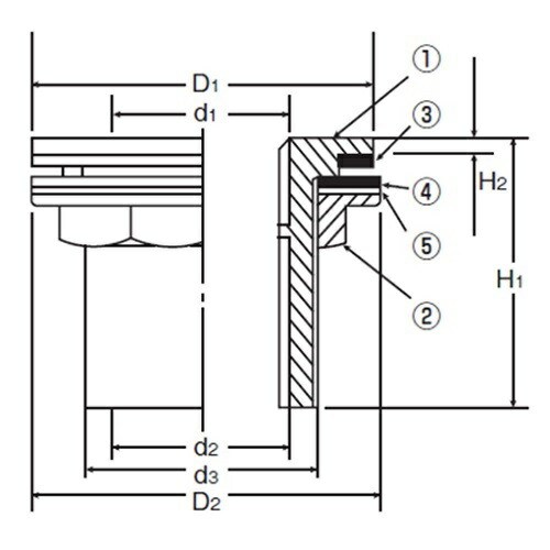 アウス タンク取出し金具(日水協型式承認品) S-2200 50 木材・建築資材