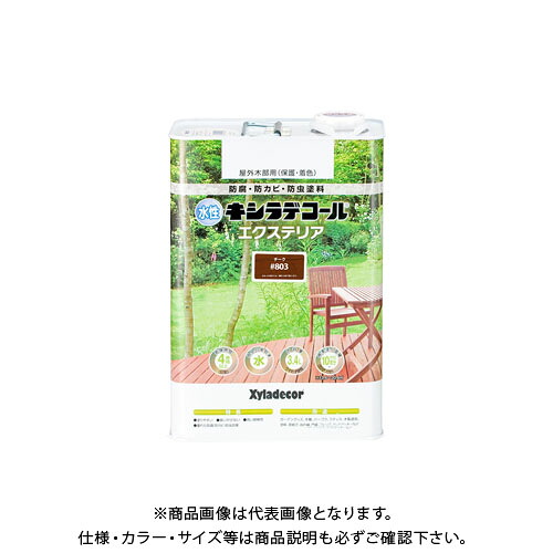 カンペハピオ 水性キシラデコール エクステリアS チーク 3.4L 00047670090000