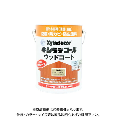 カンペハピオ 水性キシラデコール ウッドコート ライトアイボリー 3.4L 00097670510000