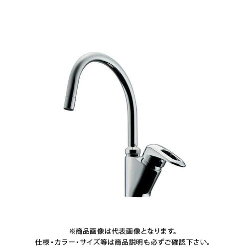 カクダイ シングルレバー混合栓 183-137