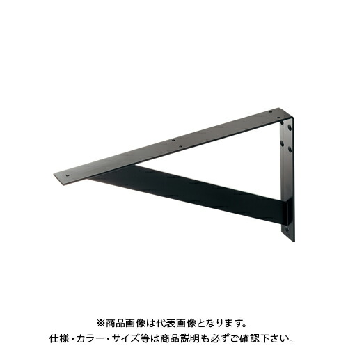カクダイ KAKUDAI 250-002-D ブラケット 平鋼ツヤ消し黒 250-002-D