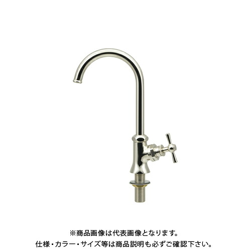 カクダイ KAKUDAI 700-781-N 立形自在水栓 Ｎｉメッキ 700-781-N キッチン用設備-キッチン用水栓金具