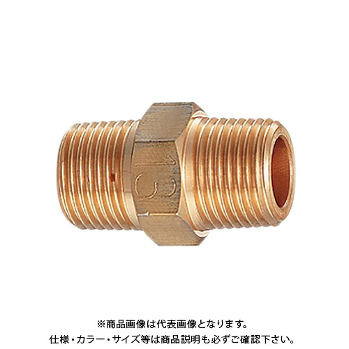 カクダイ KAKUDAI 6128-50 砲金ニップル 6128-50