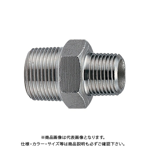 カクダイ KAKUDAI 6474-50x40 ステンレス六角ニップル 6474-50x40