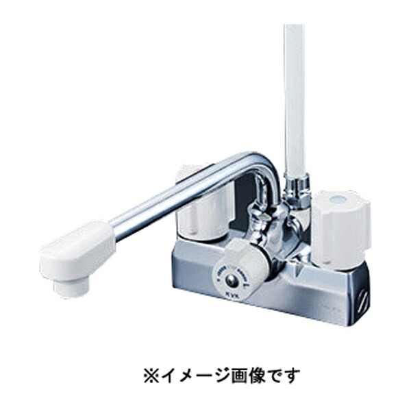KVK デッキ一時止水付2ハンドルシャワー 寒冷地用 KF205ZN