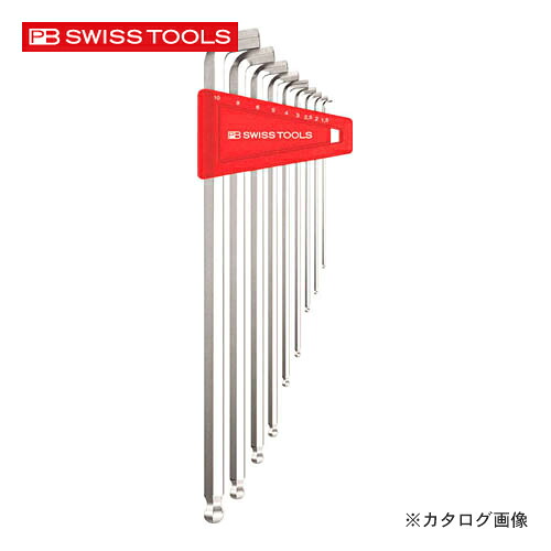 PBスイスツールズ 2212LH-10 ショートヘッド六角棒レンチセット (パックナシ)｜工具屋「まいど！」