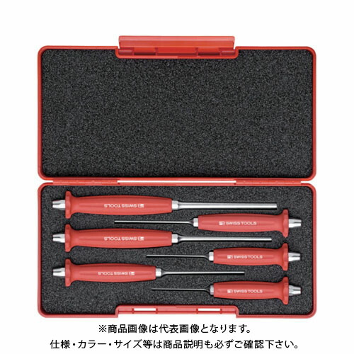 PBスイスツールズ ハンドル付平行ピンポンチ BOXセット 758SET