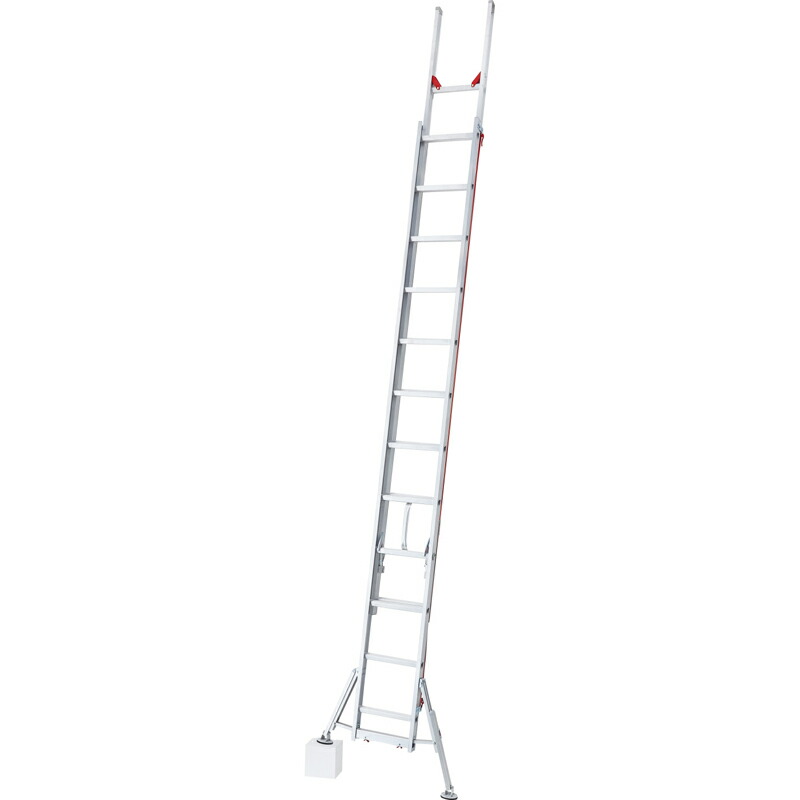 【送料別途】【直送品】ハセガワ 長谷川工業 ハチ型ラクノリ 2連はしご 7.86～8.08m LH2-81