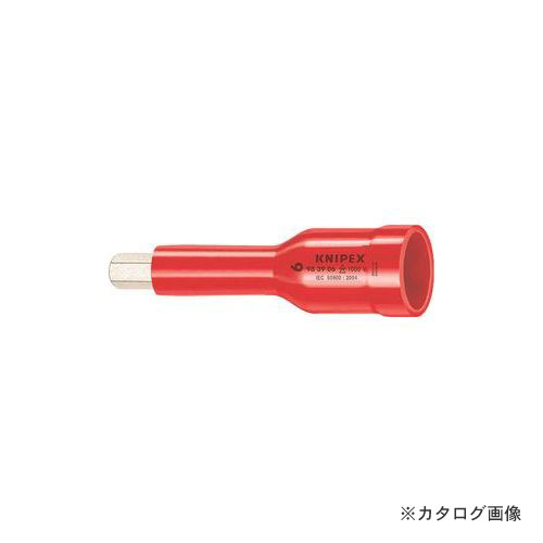 クニペックス 9839-05 (3/8SQ) 絶縁ヘキサゴンソケット 1000V