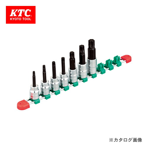KTC 12.7sq.T型トルクスビットソケットセット(7コ組) TBT407T｜工具屋「まいど！」