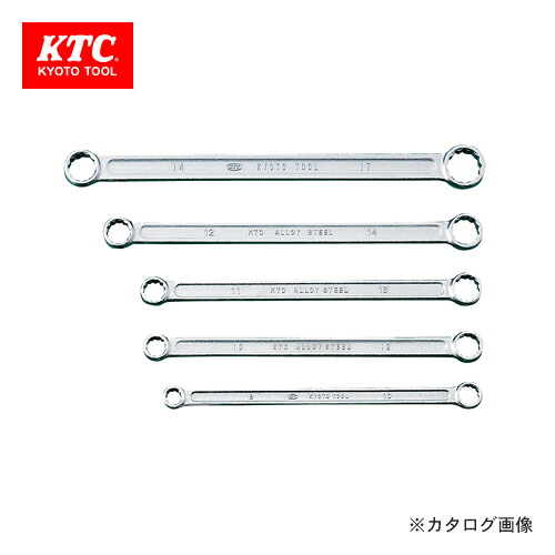 KTC ストレートロングめがねレンチセット (5本組) M1505