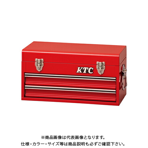 KTC ナローチェスト(2段2抽き出し) 赤いこと SKX0102 工具箱-収納・保管用品