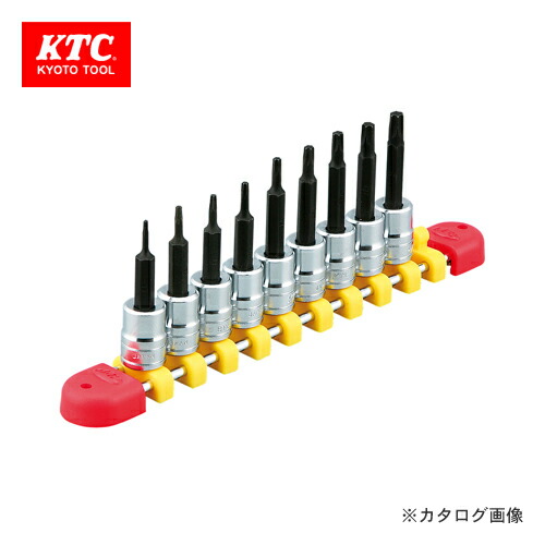 KTC 6.3sq.T型トルクスビットソケットセット(9コ組) TBT209T