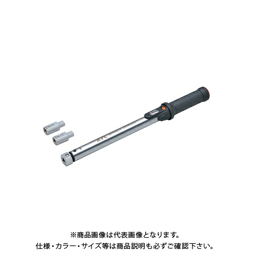 KTC 9&times;12プレセット型トルクレンチ ヘッド交換式セット 20～100N・m TGW100103｜工具屋「まいど！」
