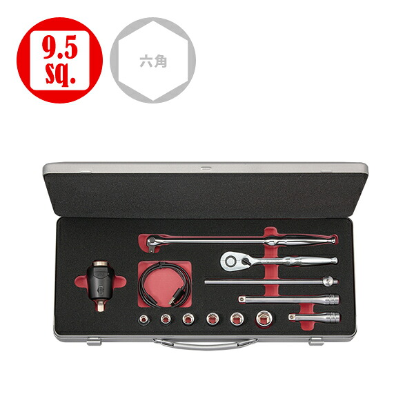 KTC TB312TQA 9.5sq. ソケットレンチセット トルクルモデル [12点] TB312TQA