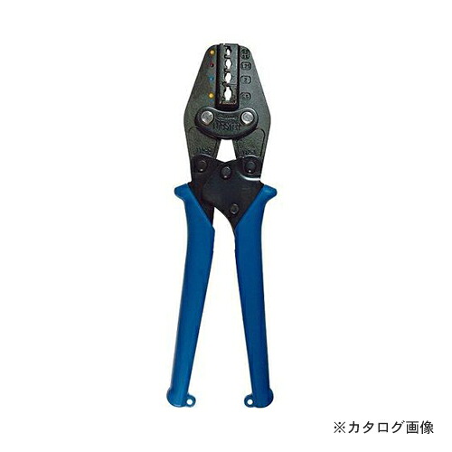 エビ ミニ圧着工具 絶縁被覆付圧着端子・圧着スリーブ用 AK112MA