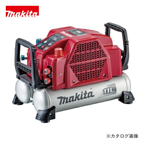 マキタ Makita 11L 46気圧 エアコンプレッサ 高圧/一般圧対応 赤 AC462XLR｜工具屋「まいど！」