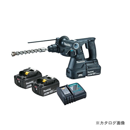 マキタ Makita 18V 6.0Ah 24粍申し受ける式ハンマドリル (バッテリ×2・申し受ける器・容れもの付) 黒 HR244DRGXB