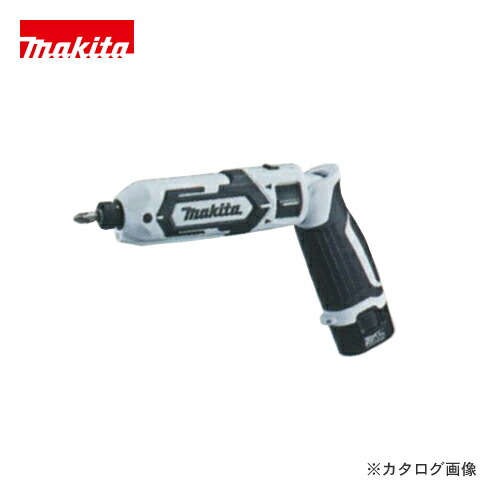 マキタ Makita 7.2V 1.5Ah 申し受ける式ペンインパクトドライバ 白 乾電池×2本・申し受ける器・軽銀容れもの付 TD022DSHXW