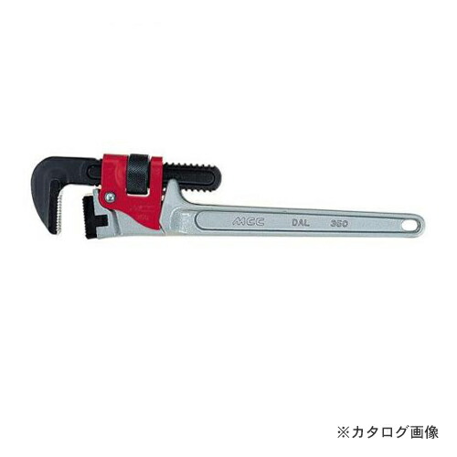 MCC 松阪鉄工所 パイプレンチ アルミ白・エンビ被覆管用DA PWVDA350