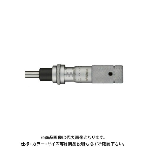 ミツトヨ Mitutoyo 標準型マイクロメータヘッド ストレートステム クランプ付 先端平面 (148-506) MHA1-13L