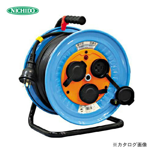 日動工業 三相200V 防雨・防塵型 電工ドラム (30m) DNW-E330-20A 35,202円